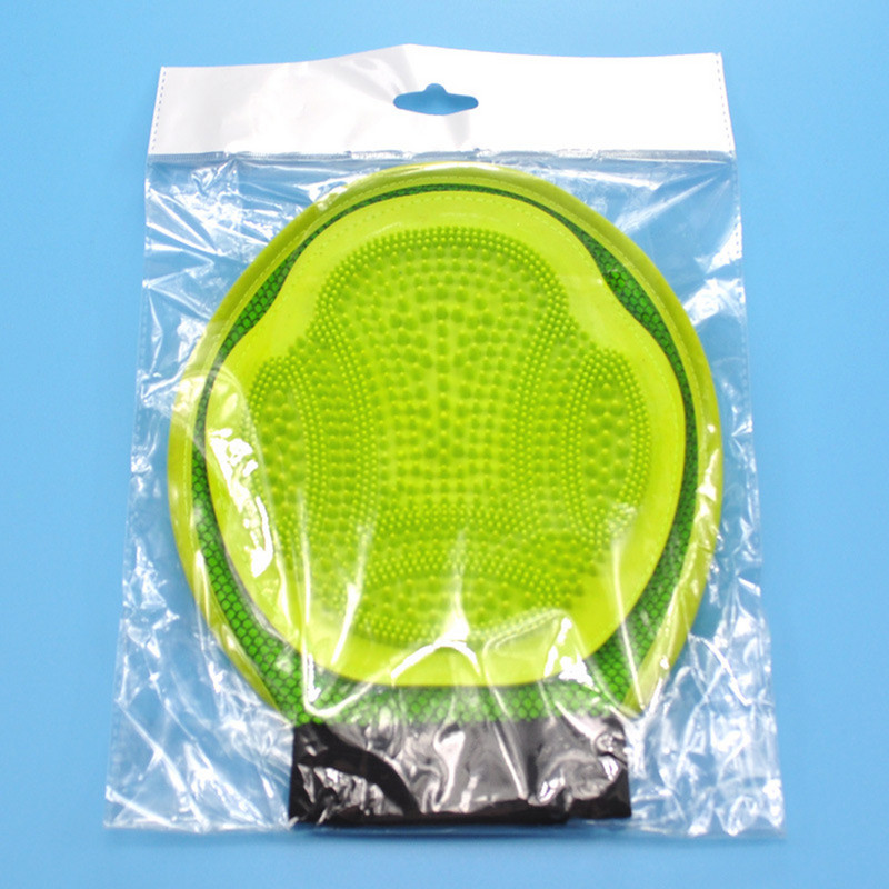 Šunų naminių gyvūnėlių priežiūros pirštinės Guma vandeniui atspari kačių šepečių šukos plaukų šalinimui Pirštinės šunims vonios valymo priemonės naminių gyvūnėlių šukos