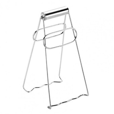 Könnyű rozsdamentes acél összehajtható melegedénybilincs Forrázásgátló tálcsipesz tányér Edényfogó Konyhai edénytartó Konyhai szerszám