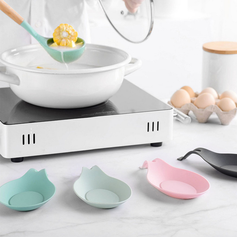 Tea Time Essential szilikon kanál pihentető teákhoz és merőkanálokhoz – Tiszta és rendezett konyhai Le Creuset kanálpihenő