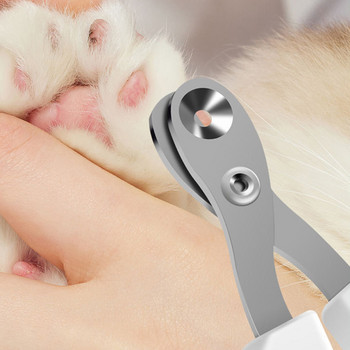Επαγγελματικό νυχοκόπτη γάτας για μικρόσωμο σκύλος γάτας από ανοξείδωτο ατσάλι Puppy Claws Cutter Νυχοκόπτη για κατοικίδια