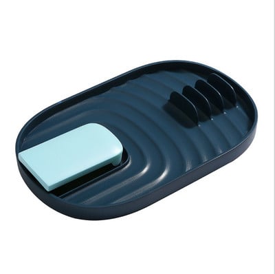 Konyhai kellékek Nordic stílusú edényfedél Lapátos tárolóállvány Egyszerű praktikus, többfunkciós konyhai kellékek csúszásmentes szilikon betét