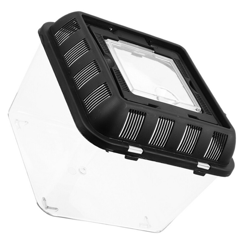 Műanyag konténerek sss tartály teknős élőhely kiegészítők mászni otthon teknős műanyag akvárium fogantyú emelése