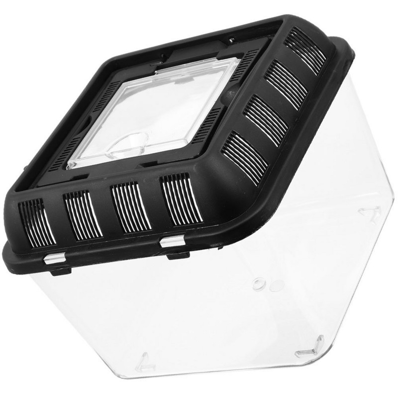 Műanyag konténerek sss tartály teknős élőhely kiegészítők mászni otthon teknős műanyag akvárium fogantyú emelése