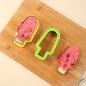 Új görögdinnye vágó rozsdamentes acél aranyos fa design vágás görögdinnye konyhai kütyük saláta gyümölcs szeletelő szerszámok