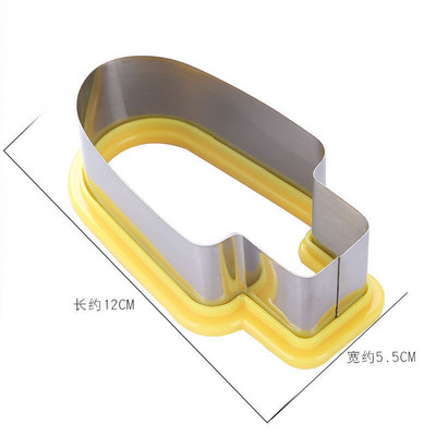 Új görögdinnye vágó rozsdamentes acél aranyos fa design vágás görögdinnye konyhai kütyük saláta gyümölcs szeletelő szerszámok