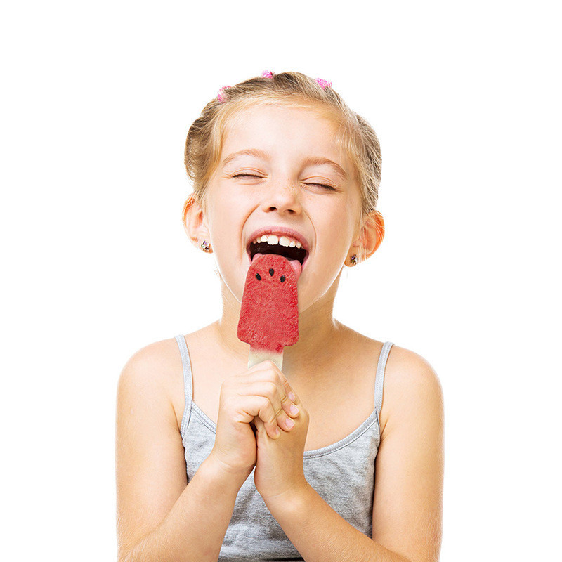 Új görögdinnye vágó rozsdamentes acél aranyos fa design vágás görögdinnye konyhai kütyük saláta gyümölcs szeletelő szerszámok