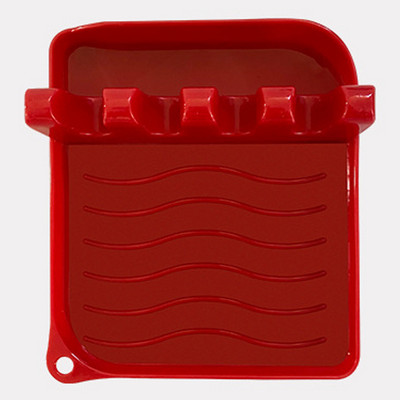 1 db-os spatula állvány skandináv stílusú edényfedeles lapátos tárolóállvány Egyszerű praktikus többfunkciós konyhai kellék csúszásmentes műanyag alátét