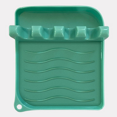 1 db-os spatula állvány skandináv stílusú edényfedeles lapátos tárolóállvány Egyszerű praktikus többfunkciós konyhai kellék csúszásmentes műanyag alátét