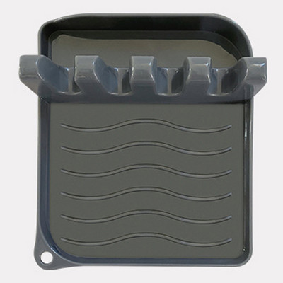 1 db-os spatula állvány skandináv stílusú edényfedeles lapátos tárolóállvány Egyszerű praktikus többfunkciós konyhai kellék csúszásmentes műanyag alátét