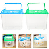 Terrárium Fogger Pet Box átlátszó tok hüllőtároló fészek teknős tartály műanyag tenyésztés élő kétéltű állat