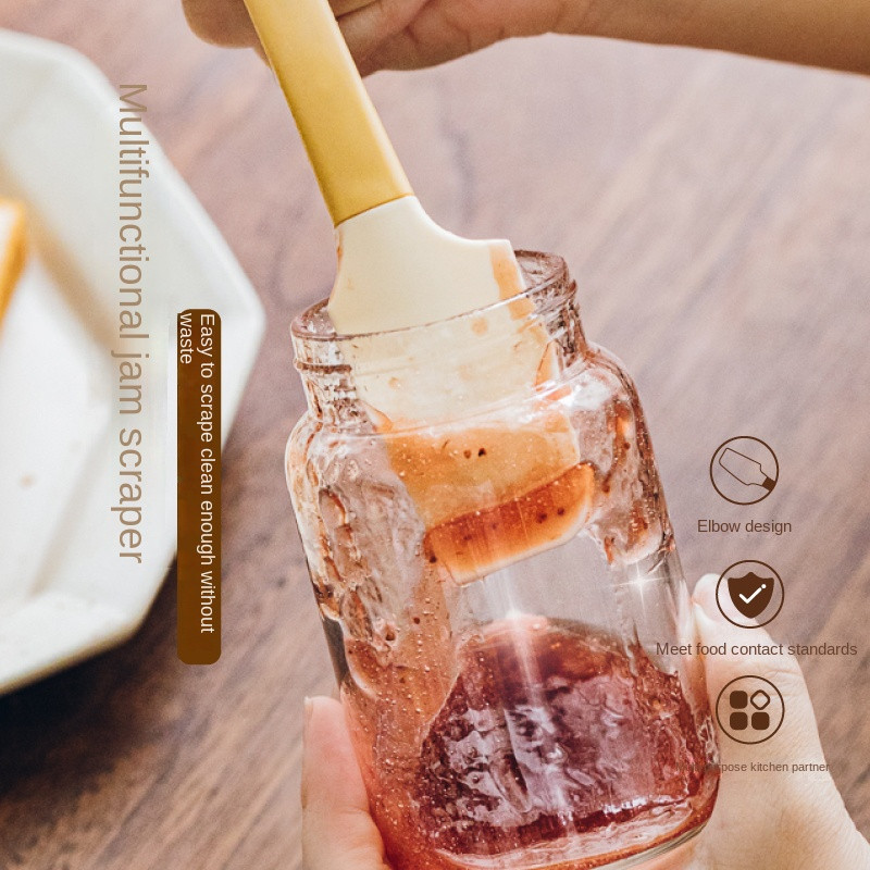 2023 szilikon puha kaparó sütőkrém tortához konyhai kaparó szerszámok lekvár spatula kés háztartási magas hőmérsékletnek ellenáll