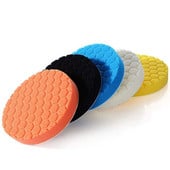 5 csomag 3/4/5/6/7 hüvelykes összetett polírozó polírozó párnák Vágó szivacspárnák készlet autópuffer polírozó keveréséhez és gyantázásához