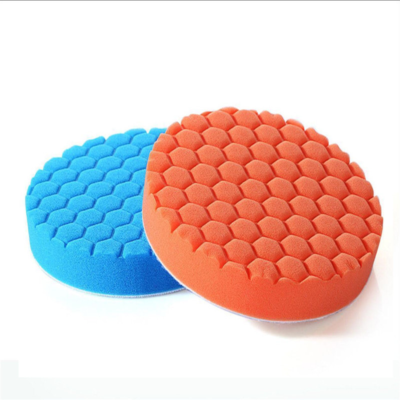 5 csomag 3/4/5/6/7 hüvelykes összetett polírozó polírozó párnák Vágó szivacspárnák készlet autópuffer polírozó keveréséhez és gyantázásához