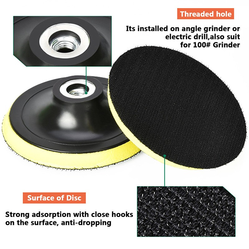5 bucăți 3/4/5/6/7 inch Kit de lustruit Pad de lustruit Disc de burete pentru depilare cu ceară Roată de lână Tampoane de lustruit pentru îngrijirea vopselei auto Instrumente gadget pentru mașină