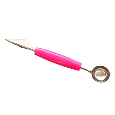 Kuhinjski novi gadget Voćni pladanj s dvije glave od nehrđajućeg čelika Skuter Party Skuter za rezbarenje voća Skuter za sladoled Voćni skuter