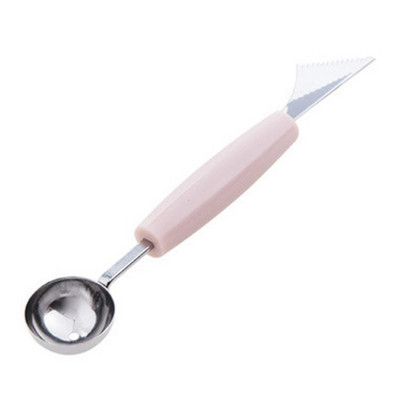 Kuhinjski novi gadget Voćni pladanj s dvije glave od nehrđajućeg čelika Skuter Party Skuter za rezbarenje voća Skuter za sladoled Voćni skuter