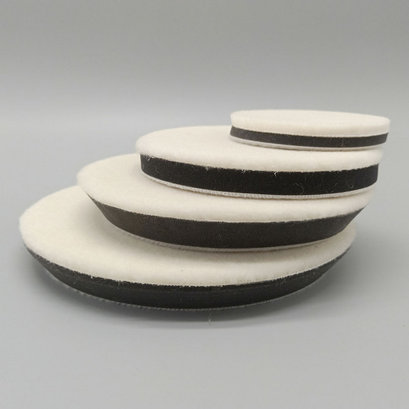 CDWTS 3/4/5/6 tolli Jaapani villane poleerimislapp DA RO autopoleerimisseadme poleerimisalusele 75mm100mm125mm150mm lõikelapp, auto puhas toode