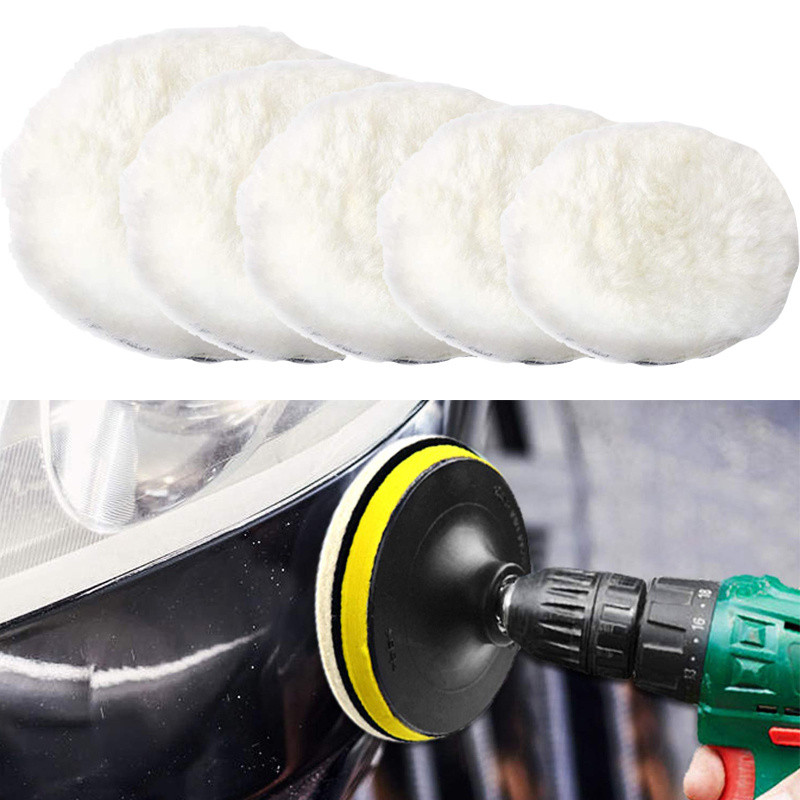 3/4/5/6/7 colių automobilių vatos poliravimo diskų vaškavimas poliravimas automobilių dažų priežiūros poliravimo pagalvėlės, skirtos automobilių automobilių dažų priežiūros plovimo priedams