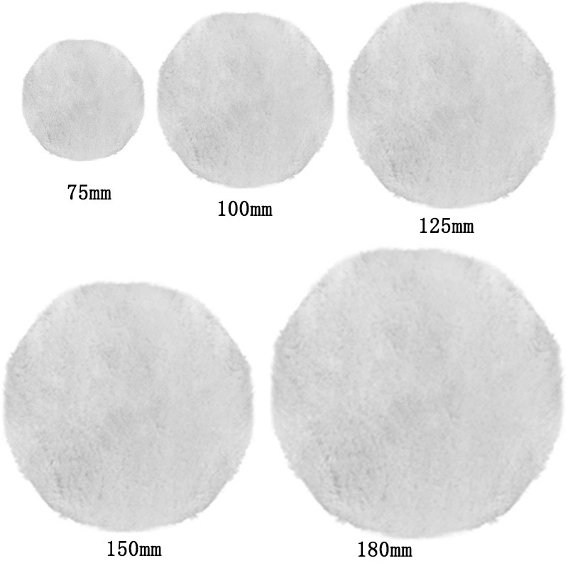 3/4/5/6/7 colių automobilių vatos poliravimo diskų vaškavimas poliravimas automobilių dažų priežiūros poliravimo pagalvėlės, skirtos automobilių automobilių dažų priežiūros plovimo priedams