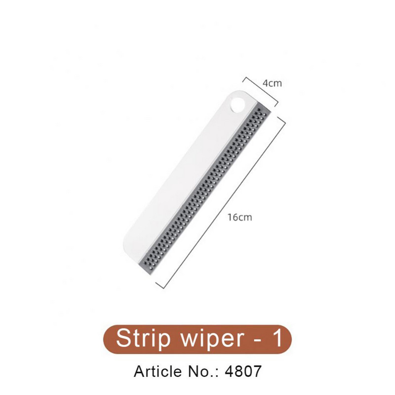 1 buc. Curățător de oglinzi de baie cu cârlig cu lamă de silicon Produs de curățat de bucătărie Racletă de duș pentru sticlă de mașină pentru curățarea geamurilor de acasă.