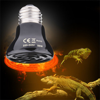 E27 FarInfrared Keramic Pet Heating Tortoise Spider Reptiles Heater Θερμότερη λάμπα 25W50W75W100W 220V