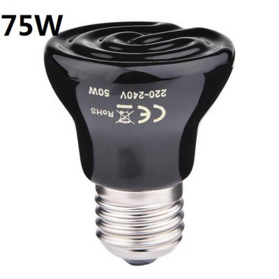 E27 Daleki infracrveni keramički grijač za kućne ljubimce Kornjača Pauk Gmazovi Grijač Toplija Žarulja Brooder 25W50W75W100W 220V