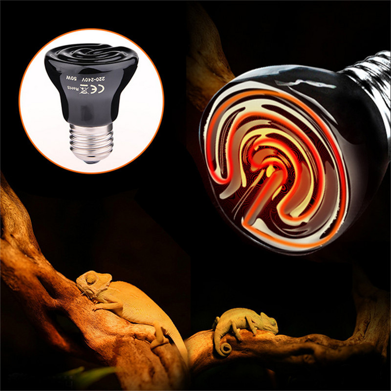 E27 Daleki infracrveni keramički grijač za kućne ljubimce Kornjača Pauk Gmazovi Grijač Toplija Žarulja Brooder 25W50W75W100W 220V