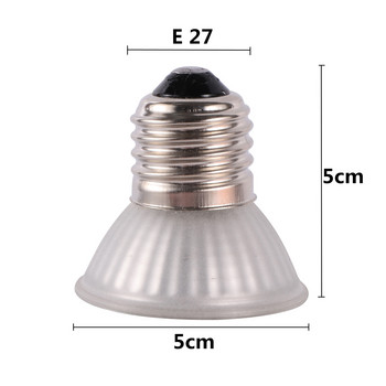 25/50/75 W UVA+UVB 3.0 Лампа за влечуги Крушка за костенурка UV крушки Нагревателна лампа Земноводни Гущери Регулатор на температурата 1 бр.