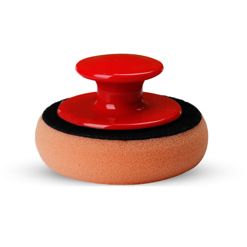 Tampă de lustruit pentru spălătorie auto Tampă aplicatoare de ceară de mașină Dispozitiv de lustruit automat Kit de burete pentru epilare cu ceară Instrument pentru accesorii de curățare a interiorului exterior al mașinii