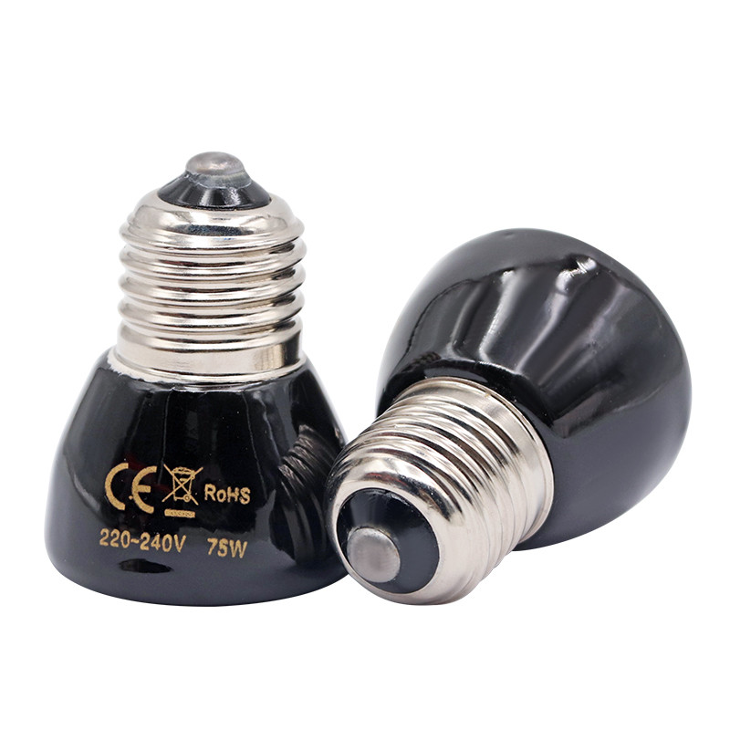 220v daleko infracrvena žarulja za grijanje, keramička E27 žarulja za grijanje kućnih ljubimaca, pilići, kornjače, gušteri, gmazovi, svjetlo E27, toplinska lampa