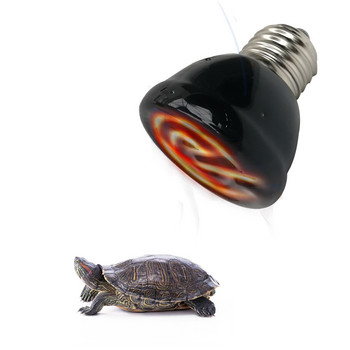 220v Μαύρη Κεραμική Λάμπα Υπέρυθρης Θέρμανσης E27 Pet Warmer Bulb Brooder Chickens Tortoise Lizard Reptile Light