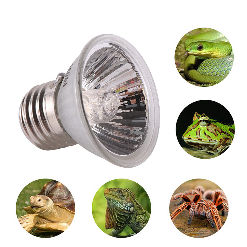 CE Reptile Lamp UVA+UVB 3.0 Pet Heat Lamp Bulb Turtle Basking Light Bulbs Amphibians Lizards Έλεγχος θερμοκρασίας
