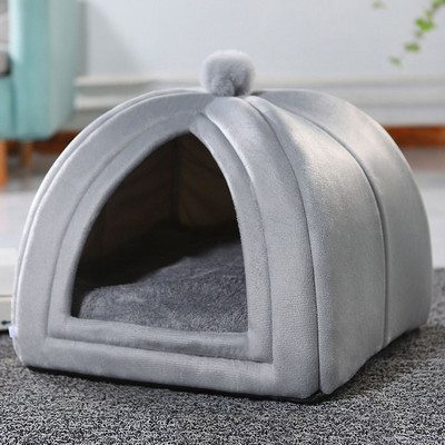 Kačių lovos kačių lizdas sustorintas tinklas raudonas lizdas „Four Seasons“ universalus žiemos šiltas šunų lizdas kačių lizdas uždarytas „Four Seasons“ kačių reikmenys