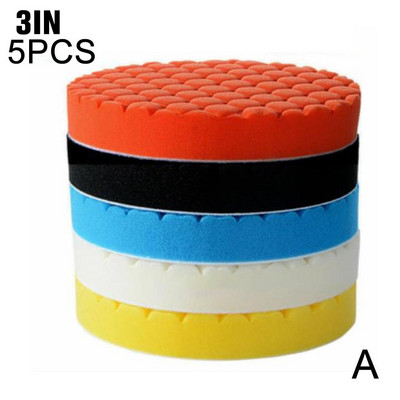 Set de tampon de lustruit 5 buc. Set de tampoane de lustruit pentru mașină cu filet.