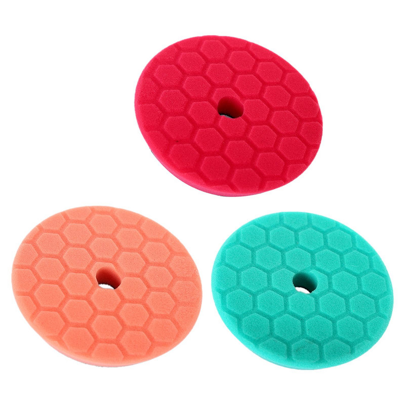 Tampoane de lustruit de 6 inchi 6 in/150 mm Tampoane de burete de lustruit compus moale se potrivesc pentru polizorul auto-tampon Slefuire Sigilare glazura cu ceara