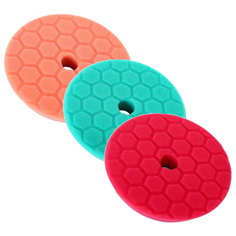 Tampoane de lustruit de 6 inchi 6 in/150 mm Tampoane de burete de lustruit compus moale se potrivesc pentru polizorul auto-tampon Slefuire Sigilare glazura cu ceara