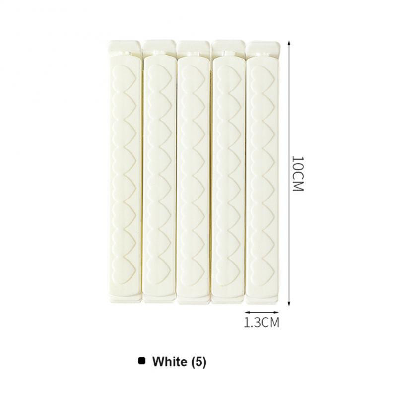 Tavaline tihendusklamber 5 pakki koduköögi toidu säilitamise tihendaja Multifunktsionaalne suupiste niiskuskindel tihendusklamber