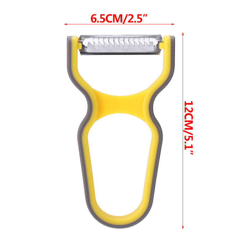 Set de curățat de 3 legume Tocător de siguranță din oțel inoxidabil Dispozitiv de feliat pentru varză, cartofi, mere, morcov, legume, fructe multifuncționale