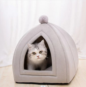 Nuimamas plaunamas moliūgo formos naminių gyvūnėlių lovos veislynas su "viskas įskaičiuota" uždara minkšta miegojimo pagalvėlė mažiems vidutinio dydžio šunims katėms