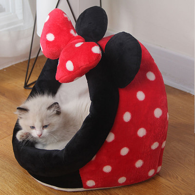 Mieli šilti katės namai šunys lovos kačiukas kačiukas augintinio miegui skirtas kilimėlis katėms Priedai Plaunami nuimami lovos katės krepšelis urvas