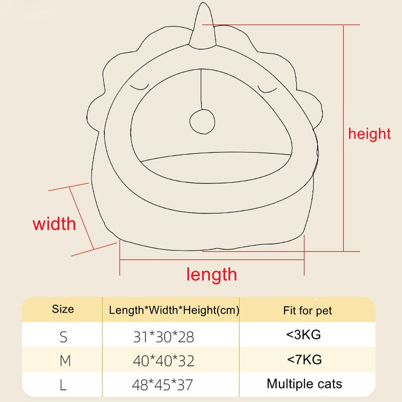 Mieli šilti katės namai šunys lovos kačiukas kačiukas augintinio miegui skirtas kilimėlis katėms Priedai Plaunami nuimami lovos katės krepšelis urvas
