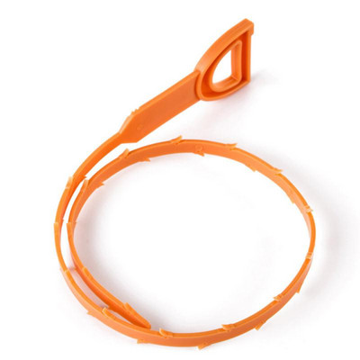 19,6 colio virtuvės kriauklės valymo kabliukas kanalizacijos gilinimo spyruoklinis vamzdis plaukų gilinimo įrankis, šalinimo kriauklės valymo įrankis