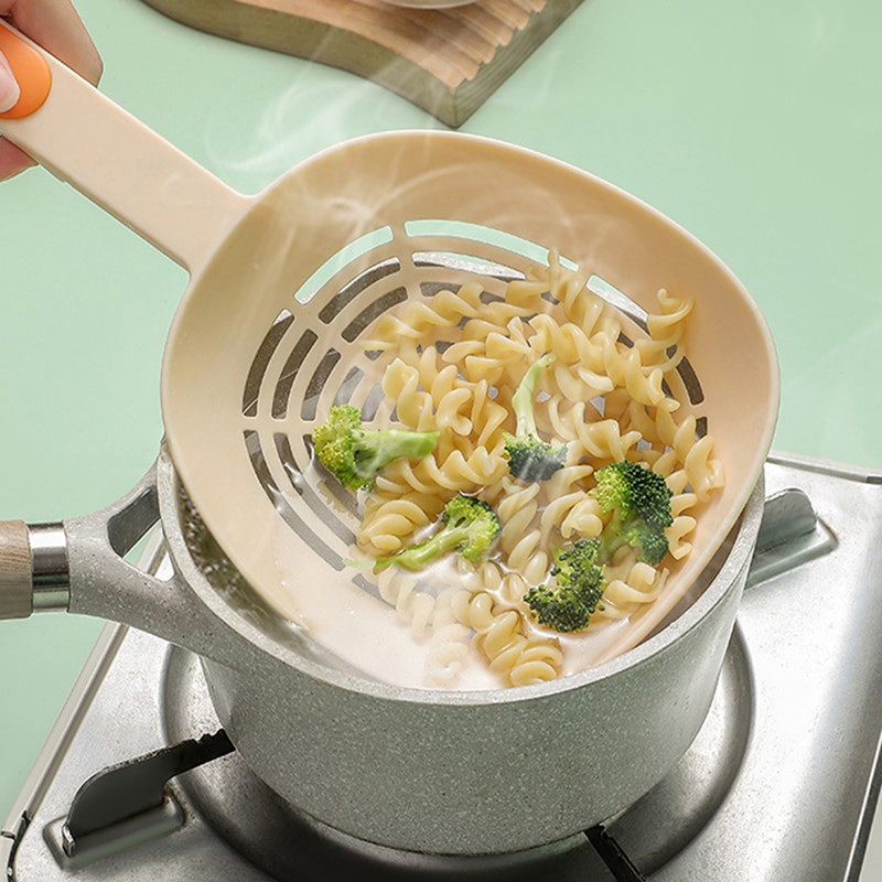 Lingura care curge Paste de bucatarie Lingura Galuste Legume Paste rezistente la temperaturi ridicate Lingura mare cu maner lung