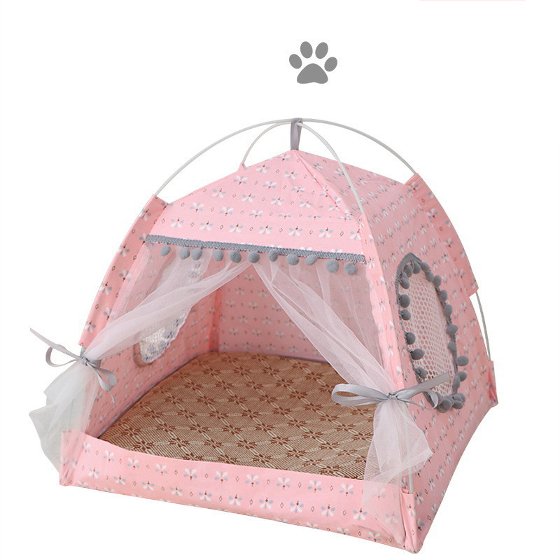 Așternut pentru pisici Covoraș de vară Covoraș pentru așternut pentru câini mic Litier pentru pisici Cort Patul pentru pisici