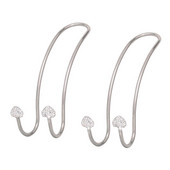 Cârlig de foraj pentru spătar scaun mașină Oțel inoxidabil Inimă piersică Cârlig pentru tetieră mașină generic Cârlig ascuns pentru scaun auto Cadru robust