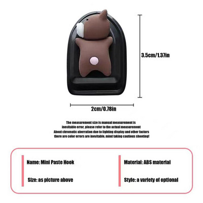 Automašīnas mini karikatūra Designed Pakaramie Transportlīdzeklis Izturīgs Dekorējums Salona Turētājs Organizatora Instrumenti Auto Mazie āķi Lipīgi Piederumi