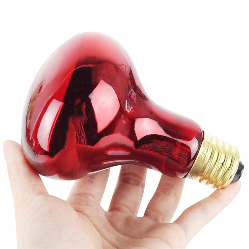 Lampă de încălzire roșie pentru animale de companie E27 zi noapte pentru amfibieni șarpe lampă încălzire reptile bec lumină UV 25W 50W 100W AC220-240V