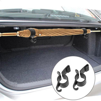1 чифт кука за багажник на кола Закачалка за чадъри Кука за кърпи Държач за съхранение Аксесоари Органайзер за багажник Интериор на кола C7R1