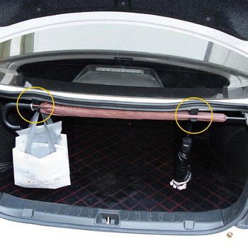 1 чифт кука за багажник на кола Закачалка за чадъри Кука за кърпи Държач за съхранение Аксесоари Органайзер за багажник Интериор на кола C7R1