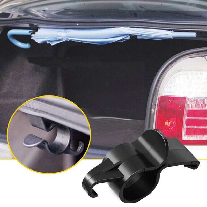 1Pāris Automašīnas bagāžnieka āķis Lietussarga pakaramais Augu Dvieļu āķa Turētājs Glabāšanas Organizators Piederumi Bagāžnieka automašīnas organizators Salons Automašīna C7R1